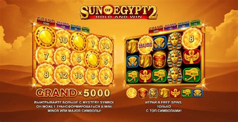 Игровой автомат Sun of Egypt Hold and Win  играть бесплатно